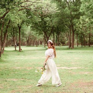 Miranda Bennett Silk Palazzo Pants